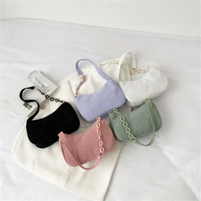 New Handbag For Women Fashionable Handbag For Women Womens Cotton Cloth Handbag Solid Color Shopping Bag Versatile Tote Bag