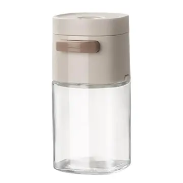 Seasoning Jar Refillable Salt Dispenser Pepper Spices Quantitative