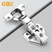 Stainless steel cabinet door large curved damping hydraulic buffer full cover aircraft curved hinge straight bend half cover hin