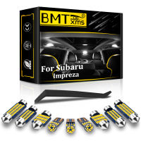 BMTxms Canbus ยานพาหนะ LED สำหรับ Subaru Impreza 1992-2020ภายในแผนที่โดมไฟท้ายป้ายทะเบียนโคมไฟชุดอุปกรณ์เสริมในรถยนต์