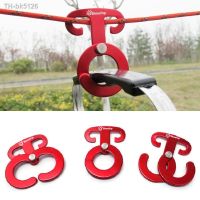 ๑❅ 2pcs Camping Tent Rope Buckle Ultralight Outdoor Quick Hang Wind Rope Hanger Buckle Quickdraw Tent Accessories