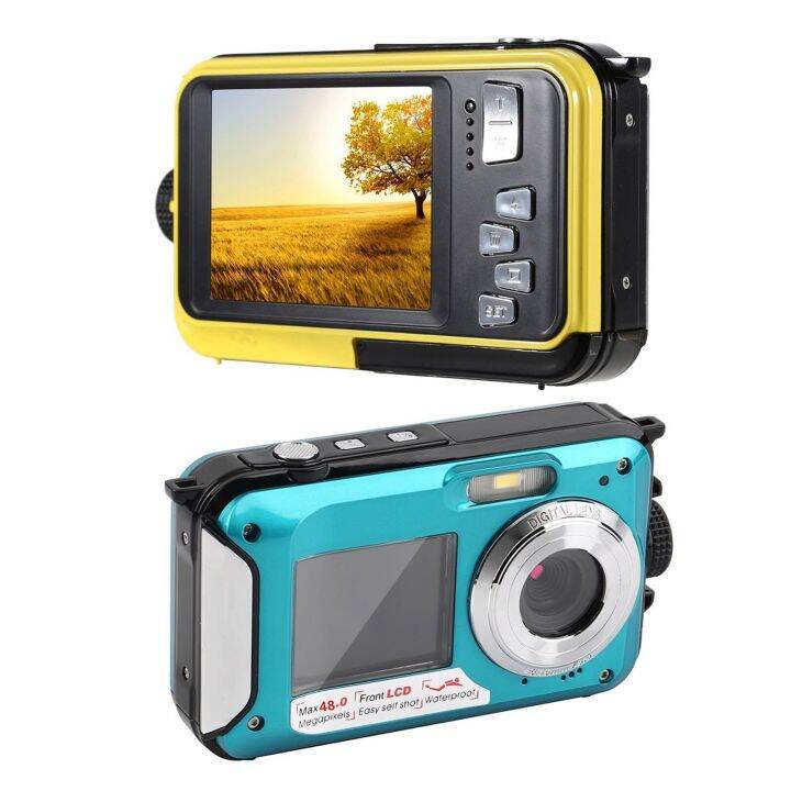 Waterproof Digital Camera Outdoor Dual Screen Camera Electronic Anti