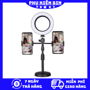 HCMĐèn live stream để bàn size 16cm Hợp kim chắc chắn Bảo hành 1 đổi 1 Bộ