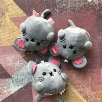 【ของเล่นตุ๊กตา】 7CM Approx. Cute New Year Mouse Plush Toy Keyring Chain Stuffed Animal Plush 【hot】