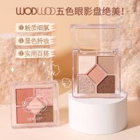 อายแชโดว์ WODWOD พาเลทชิมเมอร์ 078 ชิมเมอร์กันน้ำ 5 สี