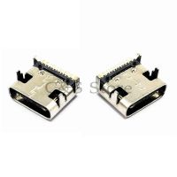 10pcs Type-C USB-3.1 16 pin DIP 30V 3A Micro USB Connectors Female Port Jack Tail Plug Socket Electric TerminalsWires Leads Adapters