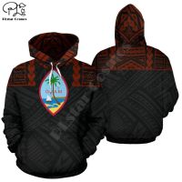 PLstar Cosmos Guam Polynesian Tribal การพิมพ์ 3 มิติ 2021 แฟชั่นใหม่ Hooded Sweatshirt ชาย / หญิง Zipper Hooded Leisure Street Wear G09XS-5XL