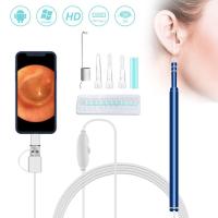 3 In 1 Ear Cleaning Endoscope USB Earpick 480P Ear Scope Camera 5.5mm Digital Otoscope Medical  for Type C Android Smartphone PC Health Accessories