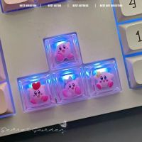 DIY Cartoon Anime Custom Keycap Bottom Backlit Keycap Cherry MX Mechanical Keyboard Keycap R4 High OEM Gift Pink Cute Keycap