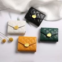 【CW】Womens Card Holder Expanding Luxury Classic Short Wallet Multi-Functional 9 Card Slots Card Cash Storage Pouch PU Coin Purse