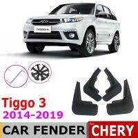 Car Mudguards For Chery Tiggo3 Tiggo 3 2019~2014 4PCS Mudflap Fender Mud Flaps Guard Splash Flap Essories 2018 2017 2016 2015