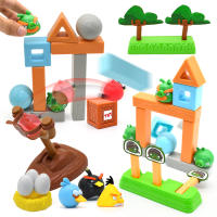 Angry Birds Figure Red Chuck Piggies Bird Toy Catapult Combo Space Building Block Cute Holiday Gifts Children Present Boy