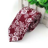 Cotone Floreale Cravore Mens Di Modo Di 6 CENTIMETRI Stretro Cravatta Paisley ลายสก๊อต Del Fiore Per La Cerimonia Nuziale Del Partitto ลำลอง