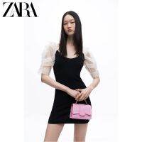 2022Zara ใหม่ชุดฤดูร้อนฝรั่งเศสหวานประกบถักกระเป๋าสะโพกของปลูกฝังคุณธรรมของคนชุด9598052 084