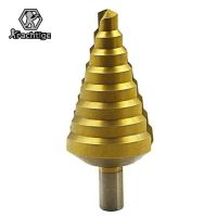 10-45mm Titanium Coated Metal Drill Bit Cut Tool Set 8Step Wood Drill Bit Hole Cutter Cone Drill HSS Large Step Cone Drills Drivers