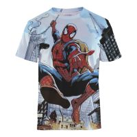 Spiderman T-shirt for Kids Boy  Superhero crew neck  Shirt Clothing 4-14 years