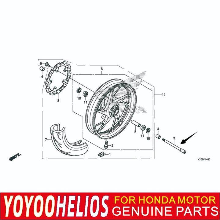 jh-yoyoohelios-motorcycle-cb190r-cb190x-axle-fr-wheel-spare-parts