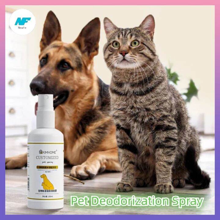 Newfe Natural Pet Odor Remove Spray Cat Dog Care Cleaning Bactericidal ...