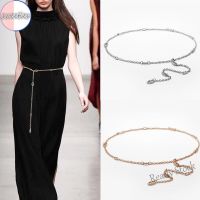 【hot sale】 ♞☢ B55 woman fashion retro elegant metal chain double-D waist chain Jeans Suit Skirt Tassel Waistbands Adjustable Belt Accessories