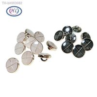 ✌❁ HL 50/100pcs 11mm New Dripping Oil Shank Plating Buttons DIY Apparel Sewing Accessories Shirt Buttons