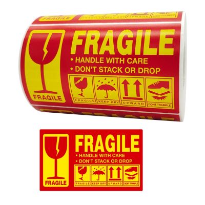 300pcs Shipping Express Sticker Stack With Goods For Or Label Fragile Warning