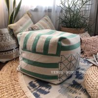 BOR เบาะรองนั่ง เบาะ รองนั่ง Beanbag BOHO,MODERN STYLE,Moroccan Style เบาะรองเก้าอี้  หมอนรองนั่ง