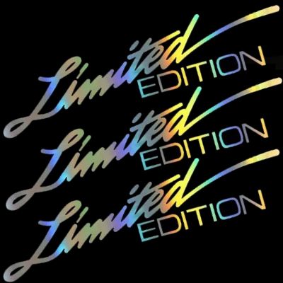 【CC】 LIMITED EDITION Car Stickers English Reflective Decal Styling Sticker 16x4cm