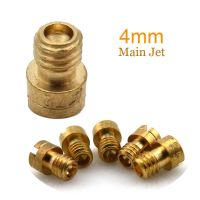 【hot】▫✆✆  Motorcycle Carb 4mm Thread M4 Round Main Jet Size 60-110 Kenhin Carburetor Gy6 139qmb 50cc Injector Nozzle