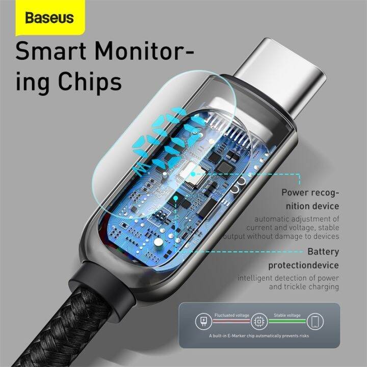 baseus-สายชาร์จเร็วสายชาร์จ-usb-c-100w-baseus-usb-type-c-สายชาร์จเร็ว-สายโทรศัพท์มือถือ-aliexpress