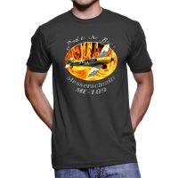 Messerschmitt Me-109 Kaus Gelap Pria Bad To The Bone T-Shirt Kustom Remaja Aldult Uniseks S-4XL-5XL-6XL