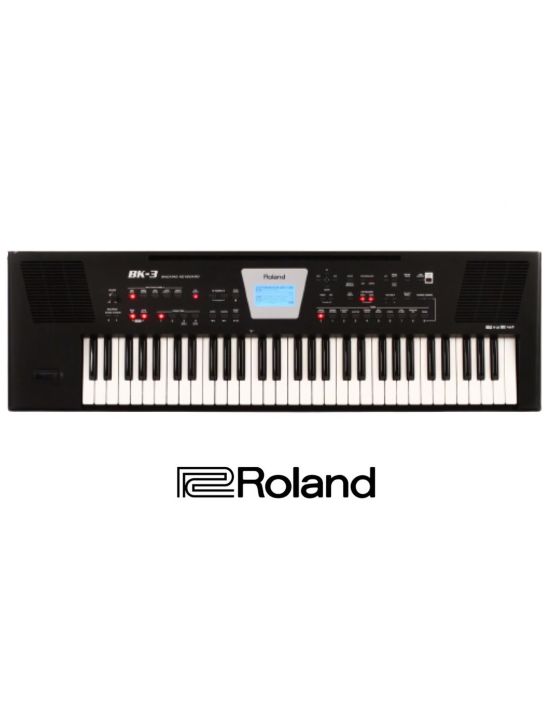 roland-bk-3-คีย์บอร์ดไฟฟ้า-61-คีย์-มีเสียง-851-เสียง-เสียงกลอง-53-เสียง-250-จังหวะ-ต่อ-usb-ได้-มีฟังก์ชั่น-center-cancel-แถมฟรีอแดปเตอร์-amp-ขาตั้งโน้ต