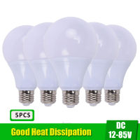 【Hot-Selling】 sgm099 หลอดไฟ LED DC36เย็น12W DC24 9W DC12 Led บ้าน E27หัวรถจักร12-85V 5W หลอดไฟโวลต์ DC12V Led 3W สีขาว15W E27พลังงานแสงอาทิตย์