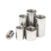 [DE69] 2-10Pcs Coupling Nut [M3 M4 M5 M6 M8 M10] 304สแตนเลสสตีลขยายยาวรอบถั่ว