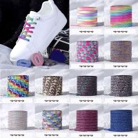 【HOT】☏▣ Elastic No Tie Shoelaces Colorful Flat Shoe laces Sneakers shoelace Metal Lock Lazy Laces for Kids Adult size fits shoes