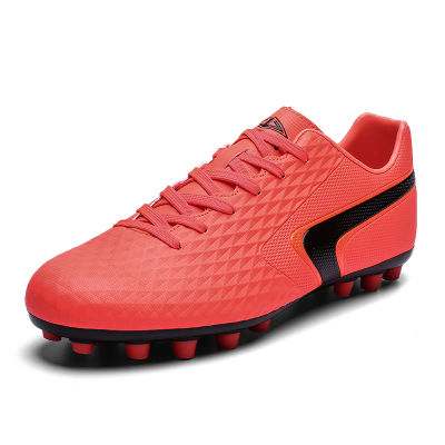 Football Boots FGTF Men Lightweight Outdoor Breathable Soccer Shoes For Boys Ankle Training Non Slip Sports Sneakers Big Size45