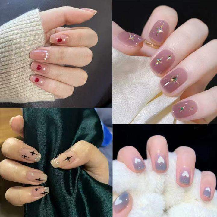 1แผ่นสติกเกอร์ติดเล็บดาวสีทองสีเงินสีดำรูปดาว-mansing-รูปตกแต่งเล็บ-bling-self-adhesive-manicure-decals