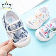 Newborn Baby Shoes Soft Rubber Flats Kids Boy Girls Sandals Breathable Non