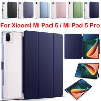 สำหรับแผ่นรอง Xiaomi Mi 5แผ่นรอง Xiaomi Mi 5 Pro 11 "ฝาพับโฟลิโออัจฉริยะการนอนหลับกันกระแทก PU หนังกลับเคส TPU