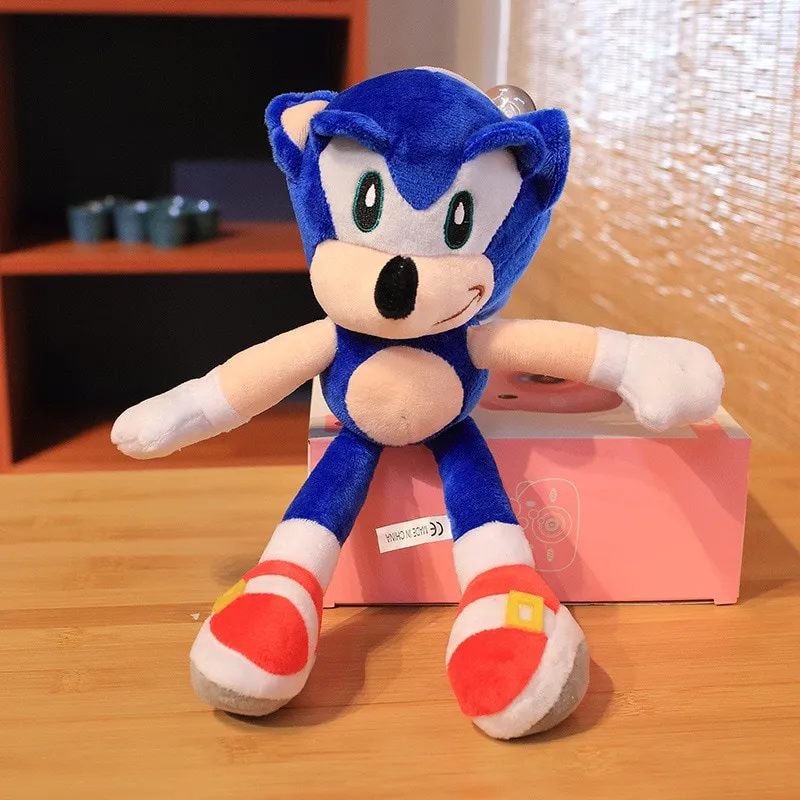 Sonic The Hedgehog Plush Doll, Clássico Anime Tails, Amy Rose, Shadow  Knuckles, Almofada macia prateada, Decoração de casa, Brinquedos pingentes,  Venda quente - AliExpress