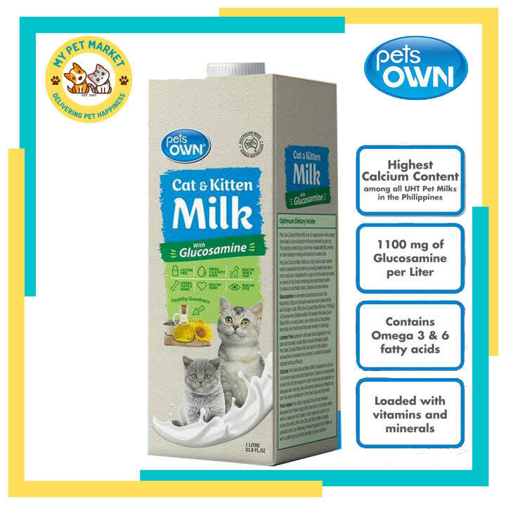Pets Own Cat and Kitten Milk with Glucosamine 1 Liter Lazada PH