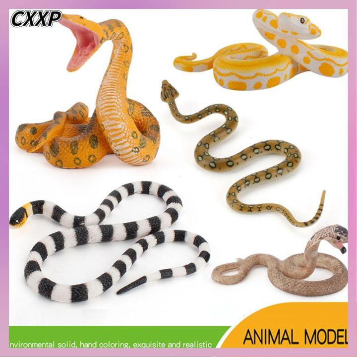 Bán buôn tại nhà máyMô phỏng động vật hoang dã rắn độc đồ chơi mô hình rắn  hổ mang năm con rắn độc dơi rắn lừa trang trí trang trí máy tính