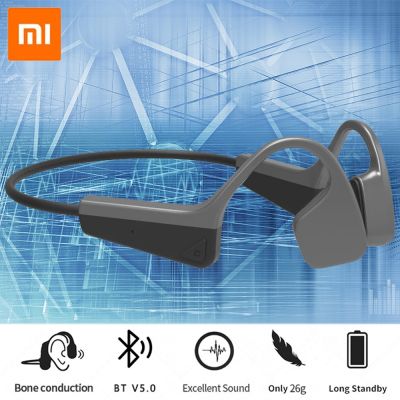 Xiaomi 2023 Real Bone Conduction Headphones Bluetooth Wireless Earphones Waterproof Sports Headset with Mic for Workouts Running
