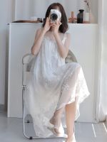 【 WYIN kitchen】 Nightgowns Women Summer Thin Lace Mesh Cute Sleepwear 2023 Fashion 【 WYIN kitchen】Design Ins Sexy Lounge White Mini Cool Harajuku Aesthetic