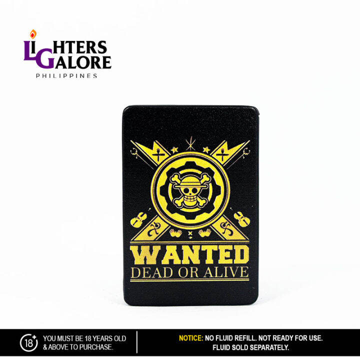 Lighters Galore TORCH 322 (ONE PIECE LOGO WANTED DEAD OR ALIVE