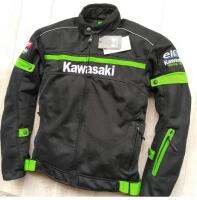 โฟร์ซีซั่นสามารถสวมใส่ KAWASAKI รถจักรยานยนต์บุรุษ Racing Chaqueta Moto เสื้อผ้าสำหรับปั่นจักรยาน Jaqueta Motoqueiro แจ็คเก็ตเกราะเสื้อคลุมกากบาท