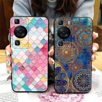 Fashion Design New Phone Case For Huawei P60/P60 Pro Soft Case New Arrival Soft Cover Cartoon Shockproof Frosted TPU
