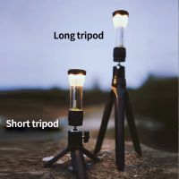 【คุณภาพสูง】[Ada Stock] Swante Black walnut hand polished goal zero small lighthouse flashlight accessories magnetic base tripod outdoor camping 1/4 universal tripod