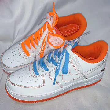 Nike best sale orange shoelaces