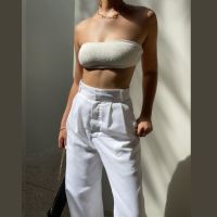 FIDUCIA BANGKOK - Lux Linen Pants White : กางเกงขายาว รุ่นลักซ์ ลินิน สีขาว