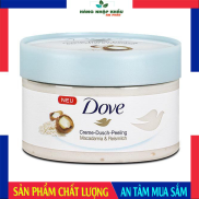 Tẩy tế bào chết body Dove Creme-Dusch-Peeling Maccadamia & Reismilch